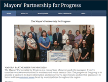 Tablet Screenshot of mayorspartnership.org